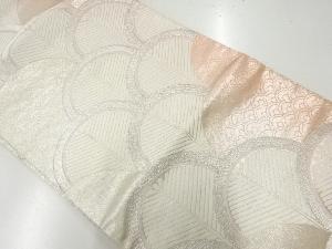 アンティーク　青海波に松模様織出し袋帯（材料）
